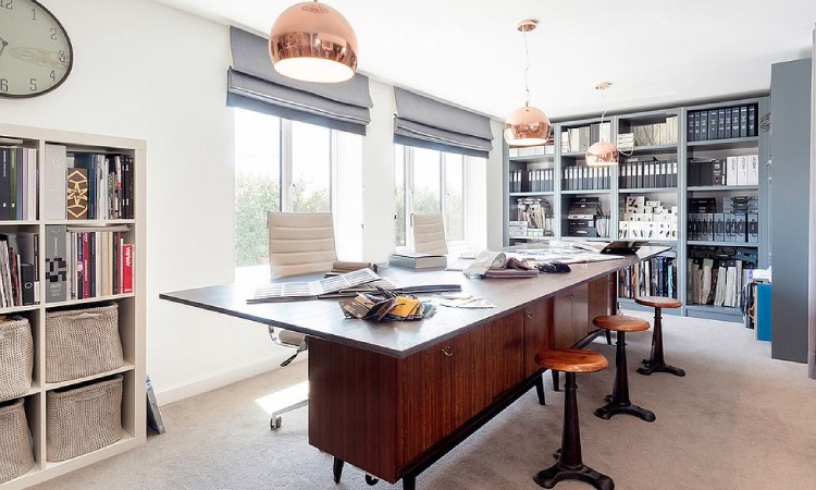 Contoh hiasan kantor, Sumber: decoist.com