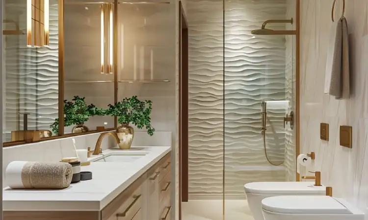 Menyesuaikan warna logam dan dinding, Sumber: fancyhouse-design.com