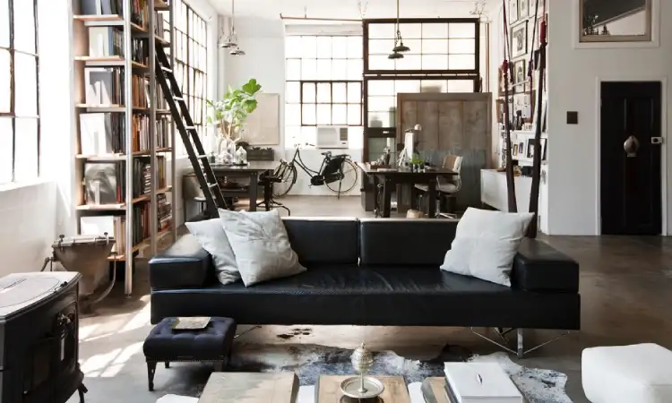 Interior vintage industrial, Sumber: betterdecoratingbible.com