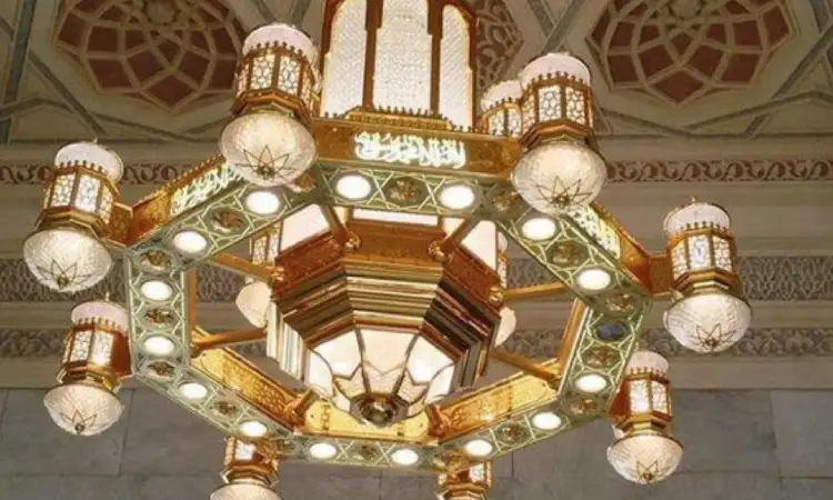 Lampu gantung masjid, Sumber: allaboutbrassandcopper.com