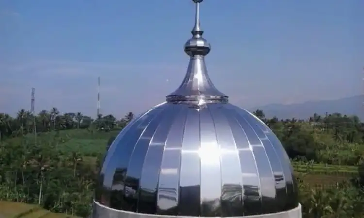 Kubah stainless steel, Sumber: facebook.com