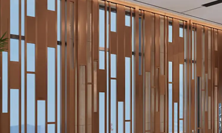 Partisi lobi hotel, Sumber: ssmetalwork.com