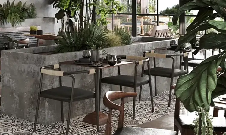 Pemilihan furniture, Sumber: cafes-japan.com