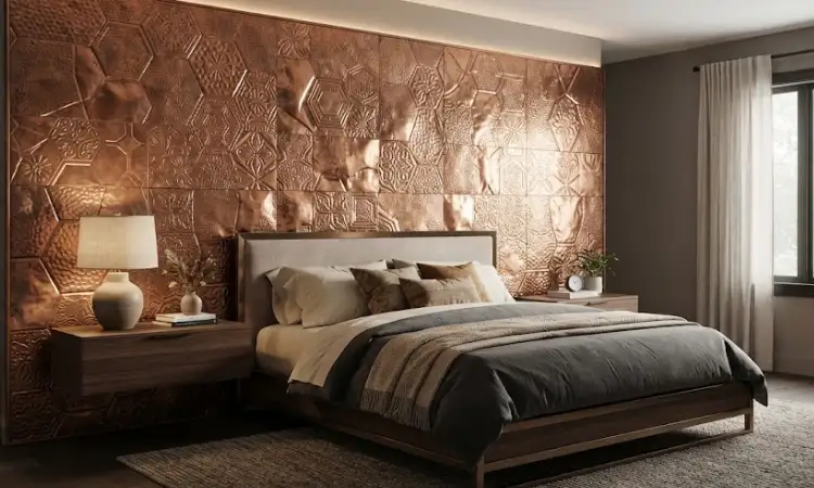 Wall panel di kamar tidur, Sumber: AI