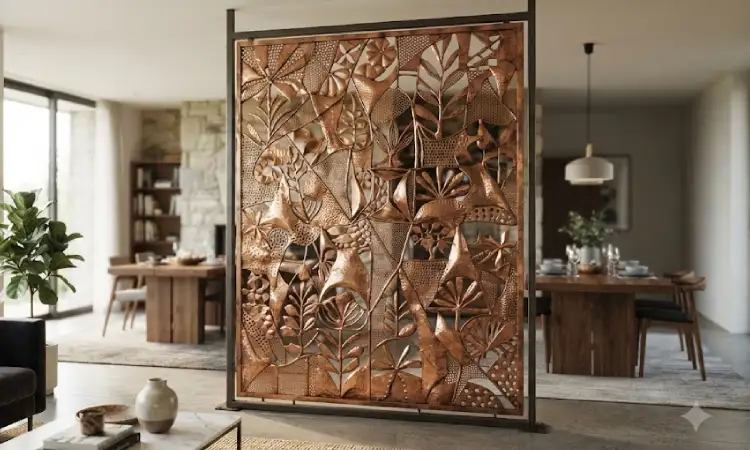 Wall panel sebagai penyekat ruangan, Sumber: AI