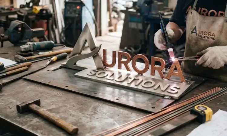 Pembuatan logo kantor, Sumber: AI