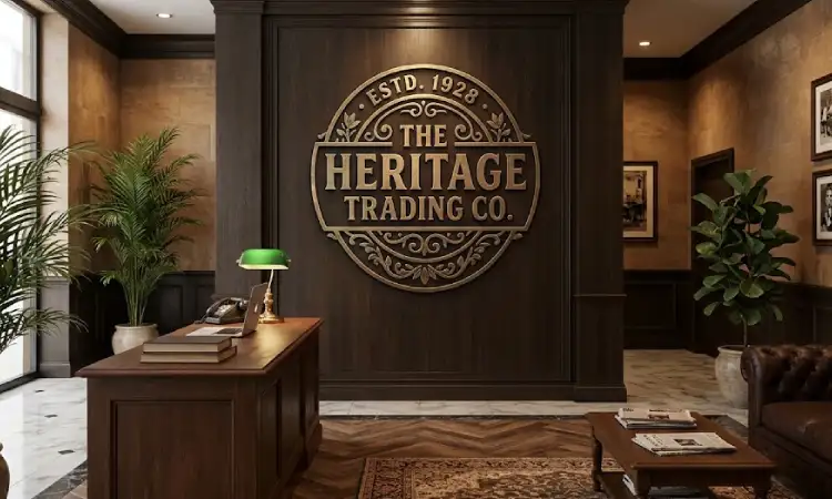 Karakteristik logo perusahaan bergaya vintage, Sumber: AI