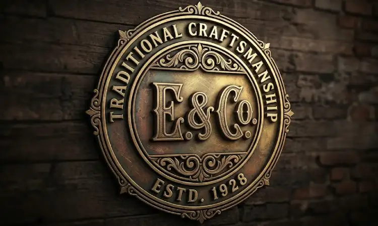 desain logo vintage, Sumber: AI